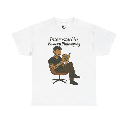 Eastern Philosophy Enthusiast – Kama Sutra Reading Tattoo Guy T-Shirt