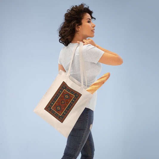 Bohemian Style Tote Bag - Elegant Vintage Pattern for Eco-Friendly Shopping