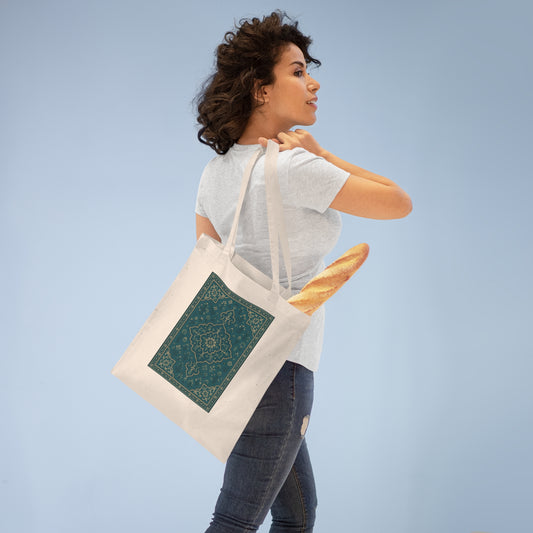 Elegant Bohemian Tote Bag - Eco-Friendly Shopping Carryall