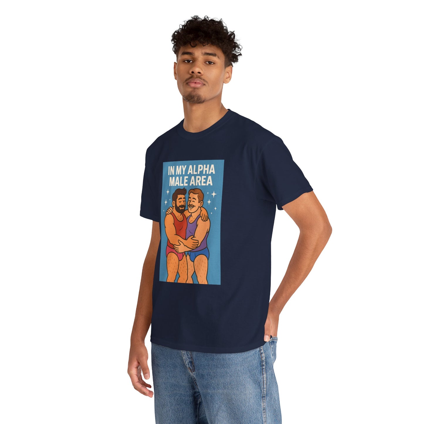 Alpha Male Area – Retro Tank Tee