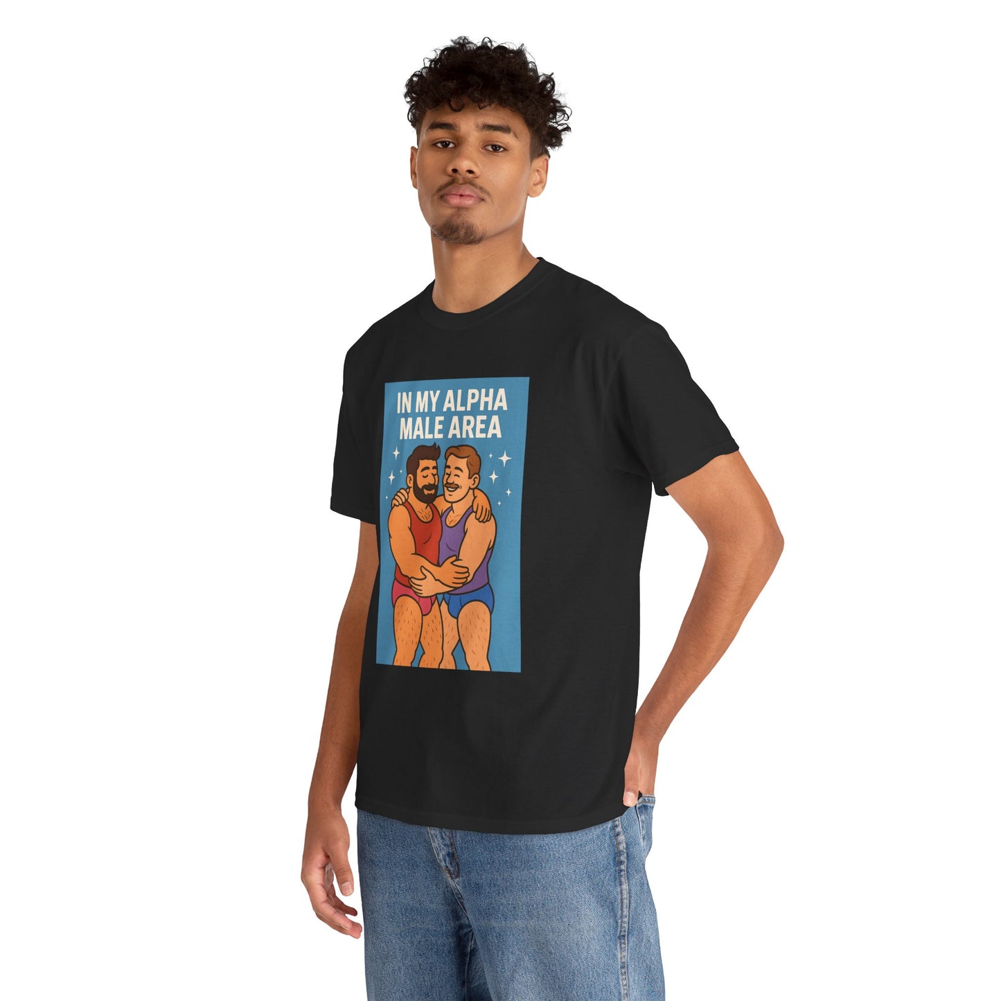 Alpha Male Area – Retro Tank Tee