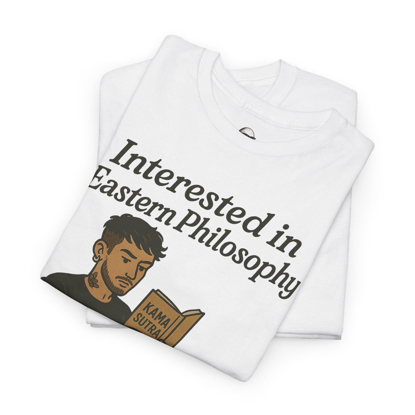 Eastern Philosophy Enthusiast – Kama Sutra Reading Tattoo Guy T-Shirt