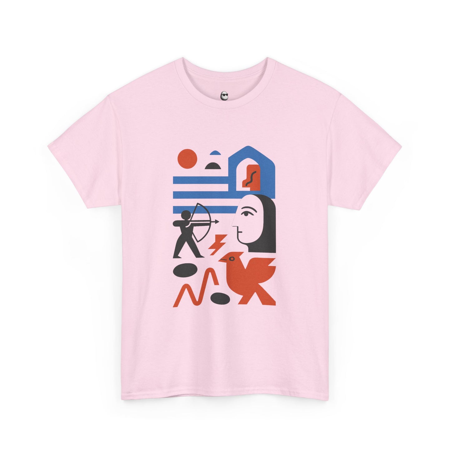 Echoes of Myth – Abstract Persian Warrior Tee
