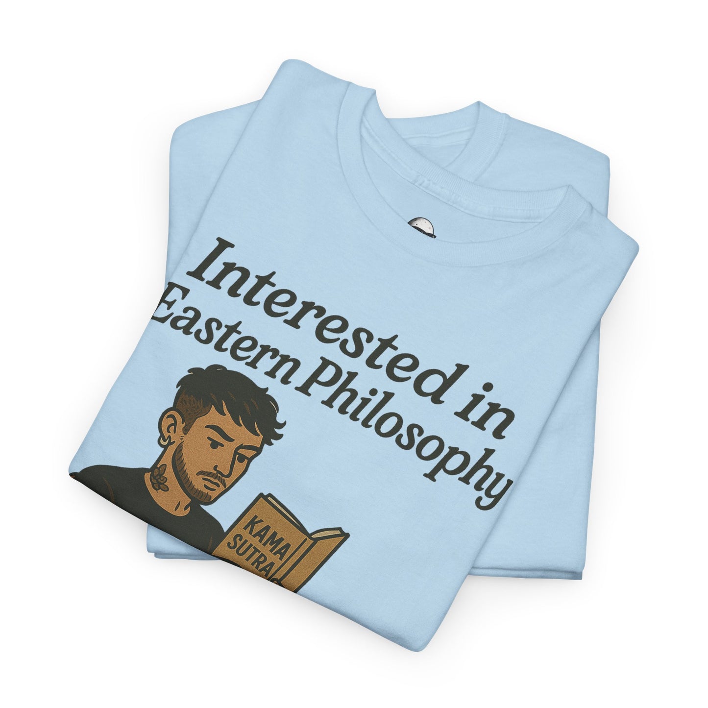 Eastern Philosophy Enthusiast – Kama Sutra Reading Tattoo Guy T-Shirt