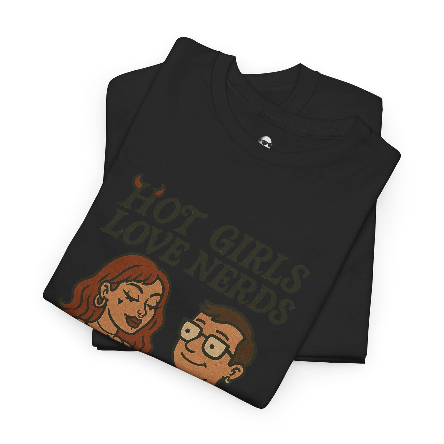 Hot Girls Love Nerds T-Shirt, Trendy Unisex Cotton Tee, Gift for Nerds, Geeky Apparel, Funny Shirt for Casual Wear, Pop Culture Clothing