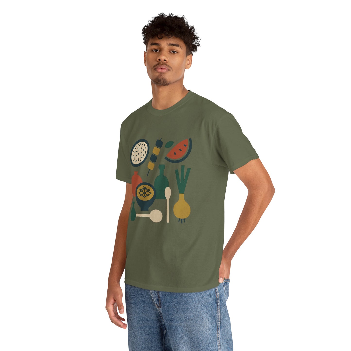 Persian Picnic – Traditional Food Icons Tee