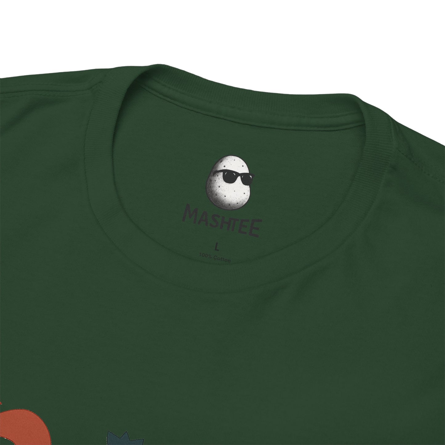 Persian Wild Beauty Tee – Cheetah, Flowers & Pomegranate