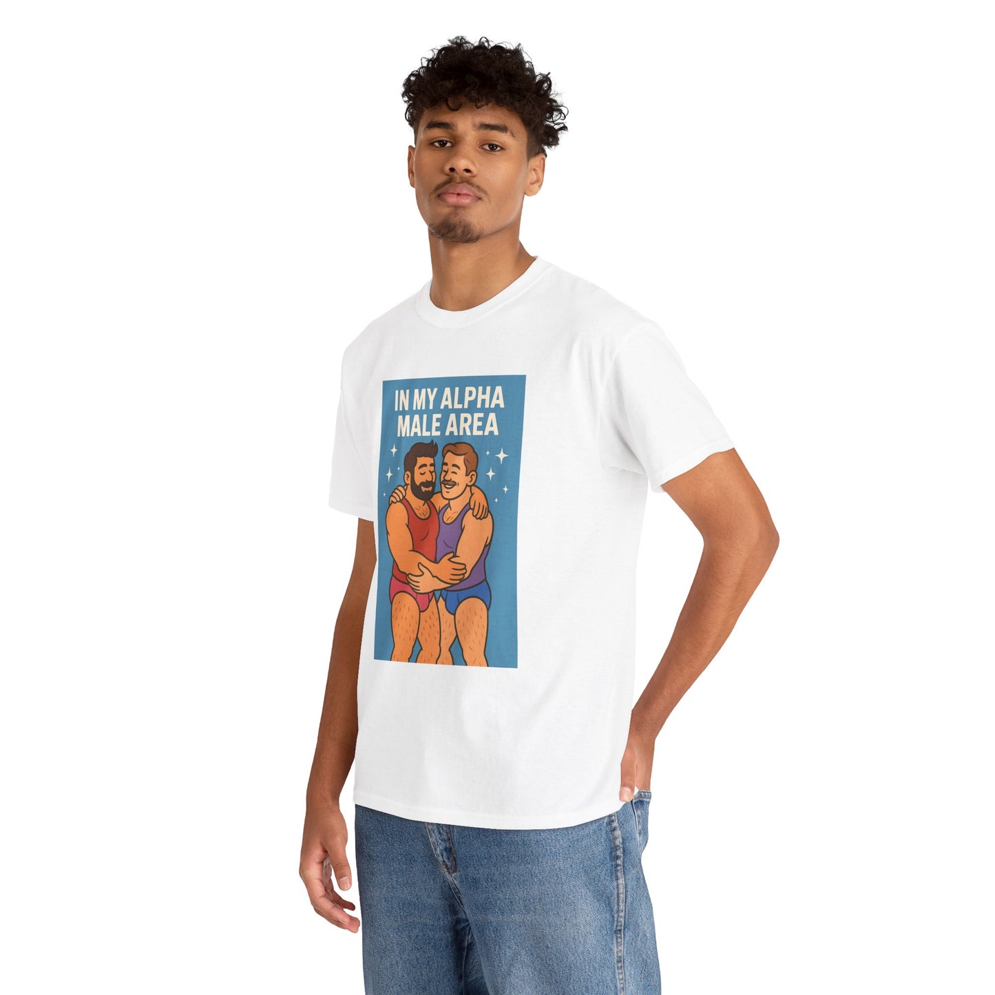 Alpha Male Area – Retro Tank Tee