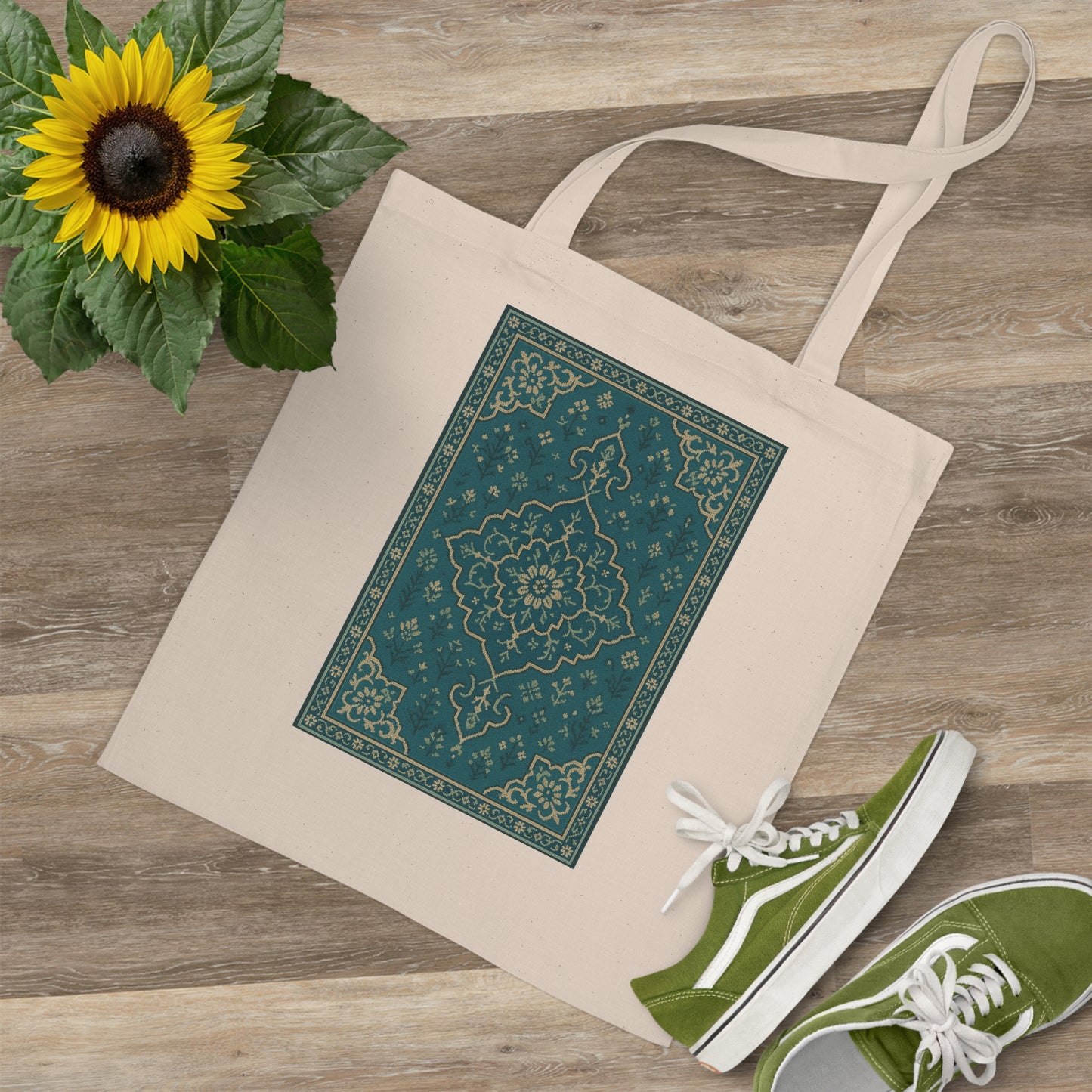 Elegant Bohemian Tote Bag - Eco-Friendly Shopping Carryall