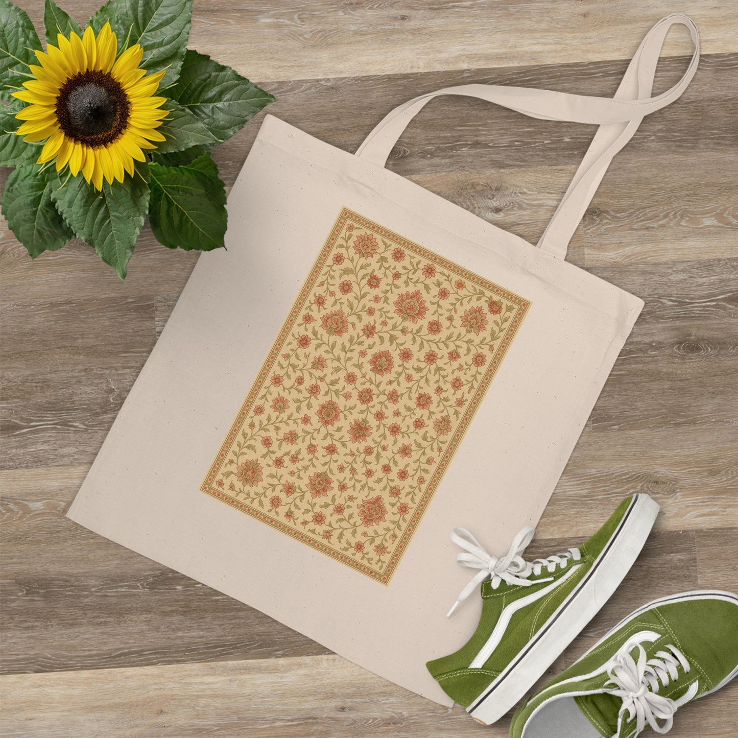 Eco-Friendly Floral Tote Bag - Perfect for Everyday Use and Gifts